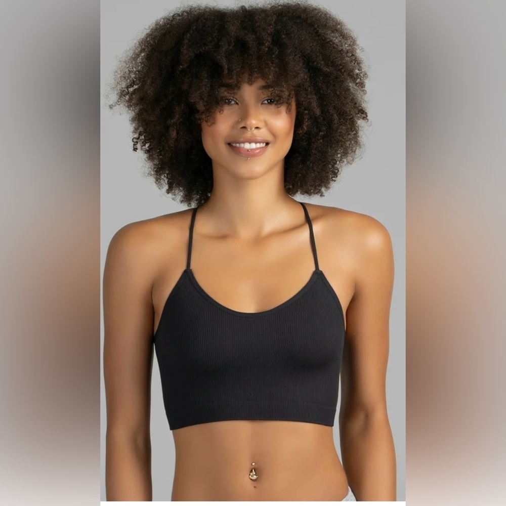 🔴 3/$12 No‎ Boundaries Strappy Black Cami! NWT! Size M!